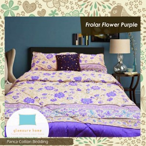 Sprei Floral Flower Purple